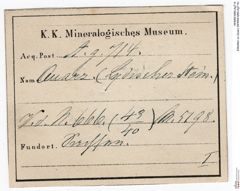 Etiketten zu Quarz (NHMW-MIN-Ag714)